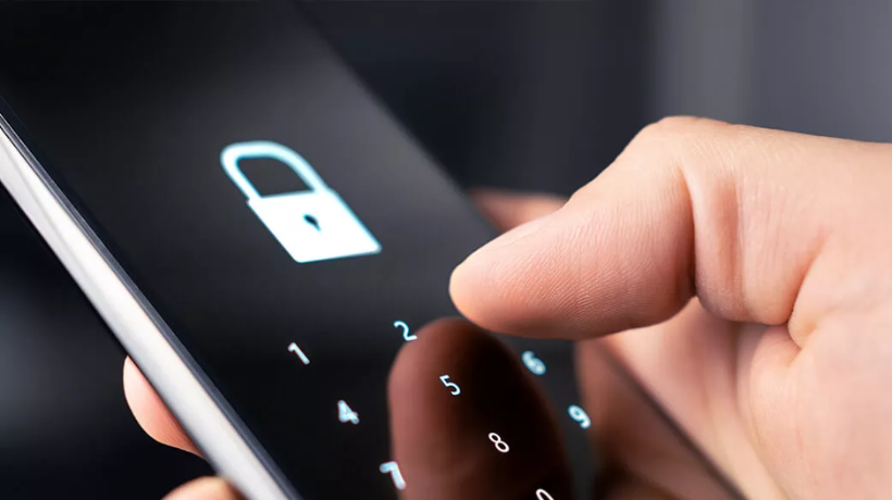 Smartphone security screen