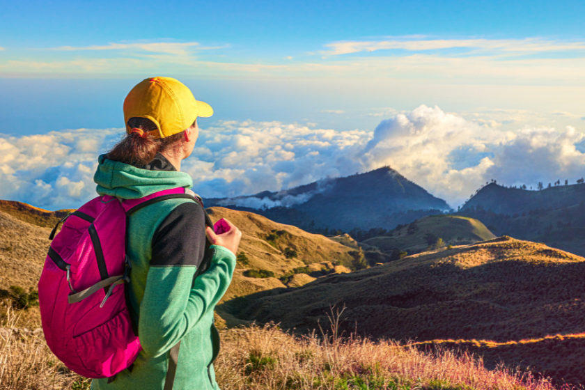 Woman with Backpack 840 x 560 px