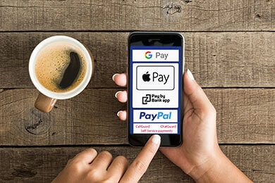 Any payment method2 box