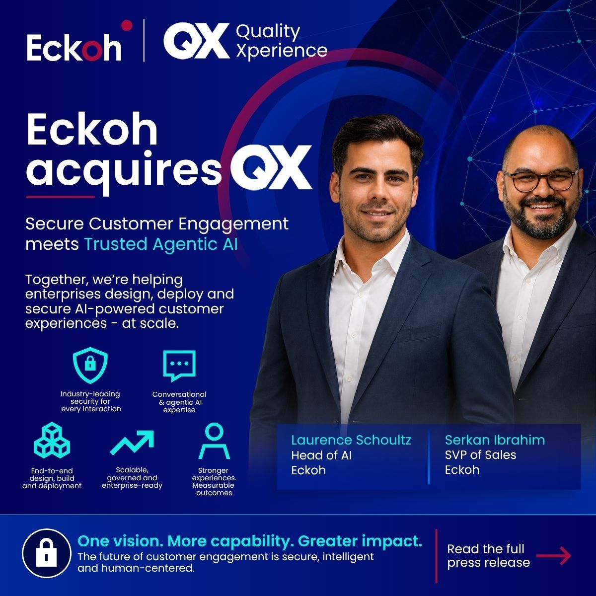 Eckoh Acquires Quality Xperience, Expanding Enterprise AI Capabilities